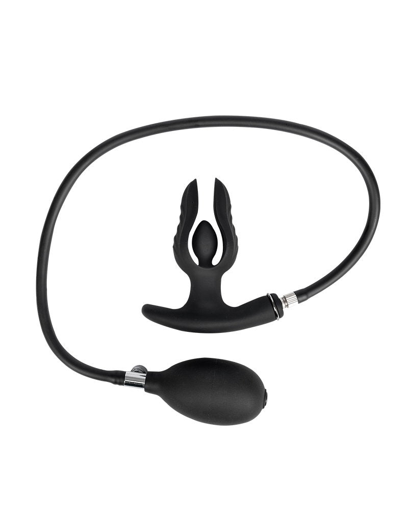 Rimba Electro Play – E-Stim Analplug mit Pumpe – bipolar – schwarz