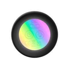 4: IY – Krax – Butt Plug mit Vibration, Stoßfunktion, LED-Licht und Fernbedienung – Schwarz
