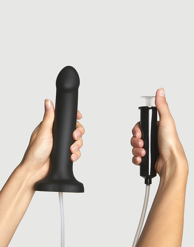 Strap-On-Me – Squirting Cum Dildo Realistic – Größe L – Schwarz
