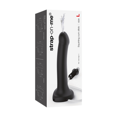 Strap-On-Me – Squirting Cum Dildo Realistic – Größe L – Schwarz