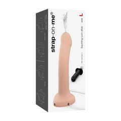 Strap-On-Me– Squirting Cum Dildo Realistic – Größe L – Nude