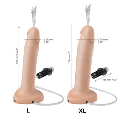Strap-On-Me – Squirting Cum Dildo Realistic – Größe XL – Nude