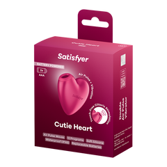 Satisfyer – Battery Series – Cutie Heart – Luftimpuls-Vibrator – Pink