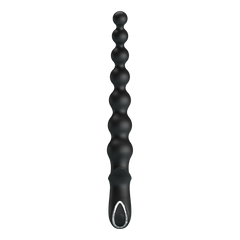 PL - Rigdon - Analperlen-Vibrator-Plug - Schwarz