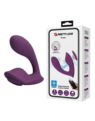 PL - Franz - Tragbarer Vibrator (App-gesteuert) - Burgunderrot