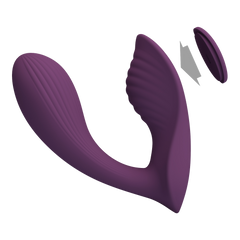 PL - Franz - Tragbarer Vibrator (App-gesteuert) - Burgunderrot