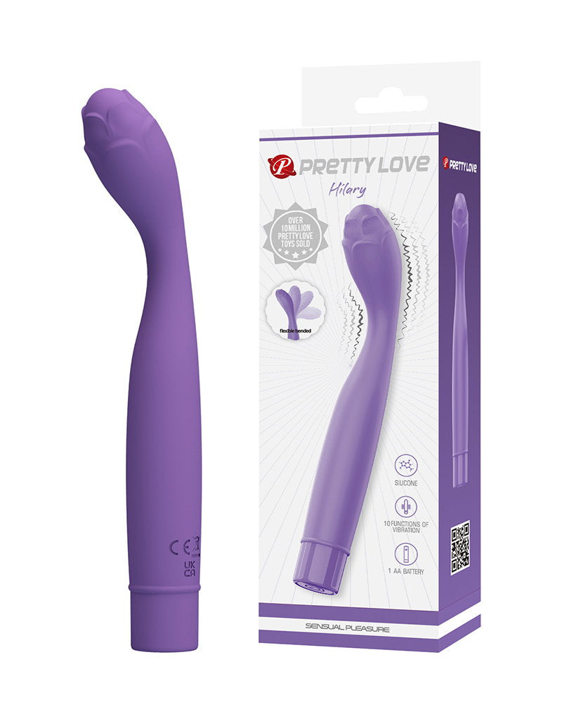 PL – Hilary – Biegsamer G-Punkt-Vibrator – Lila