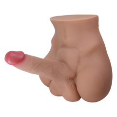 Crazy Bull – Rhyne – Masturbator mit biegsamem Dildo – Nude