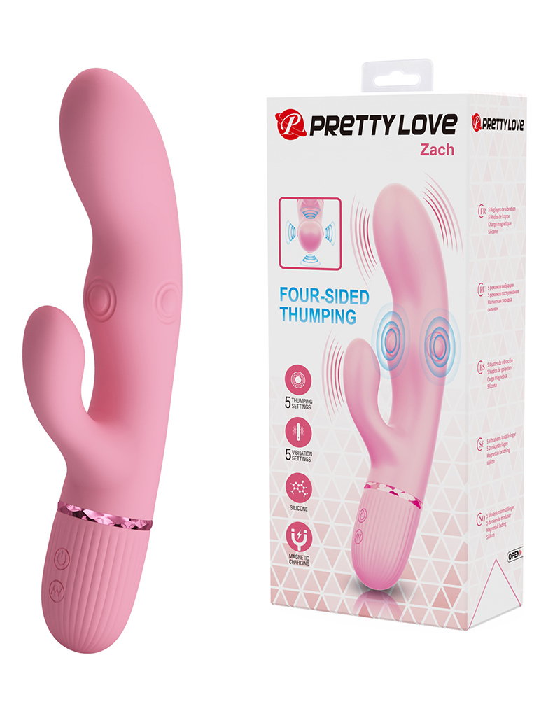 PL – Zach – Rabbit-Vibrator – Pink