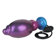 Power Monsters – Rift Titan – Aufblasbarer Monster-Dildo mit Wellenstruktur – 24 cm – Mix Color