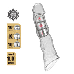 PL – Penisverlängerungshülle – 28 cm – Transparent