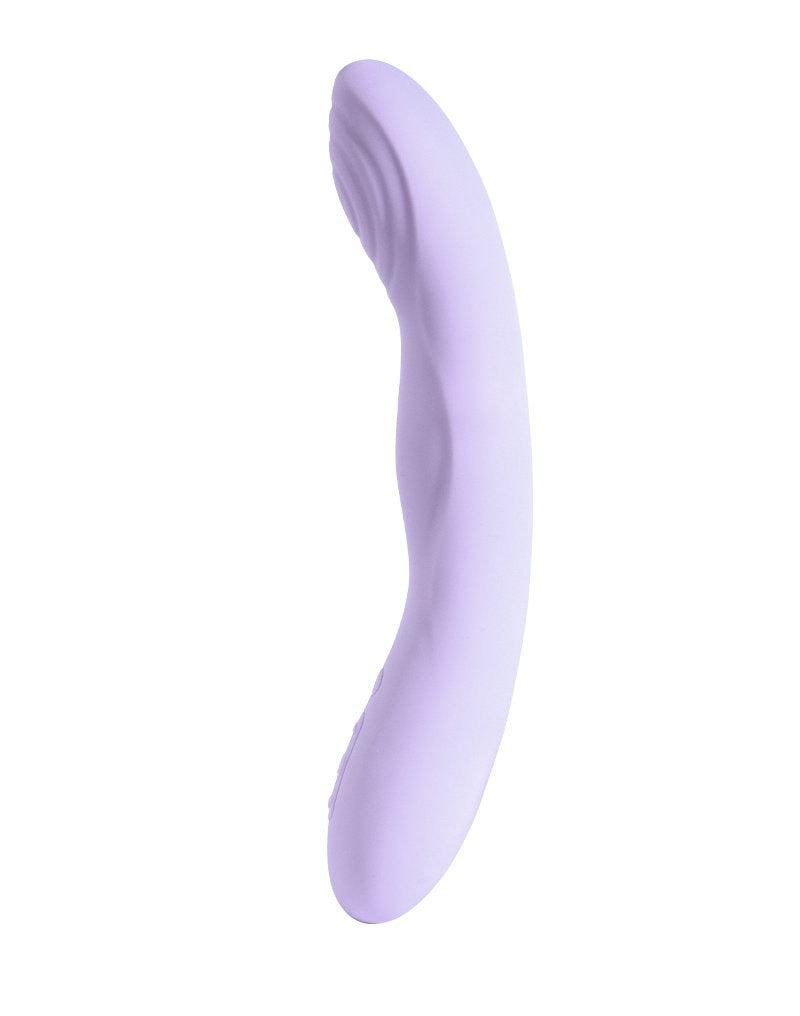 SVAKOM – Selena – Vibrator mit Wärmefunktion und Stoßbewegung, steuerbar per App – Pastell-Lila