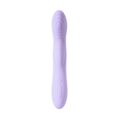 SVAKOM – Selena – Vibrator mit Wärmefunktion und Stoßbewegung, steuerbar per App – Pastell-Lila