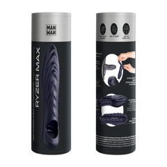 MANWAN – Ryzer Max – Penis-Extender und weiche Masturbationshülle – Black Plum