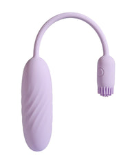 SVAKOM – Plume – Flexibler Bullet-Vibrator mit Bürstenbesatz – Pastell-Lila