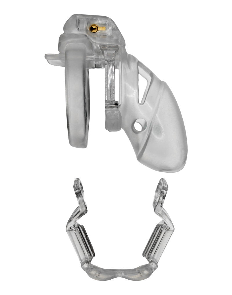 The Vice Mach 2 – Keuschheitskäfig Standard – Transparent