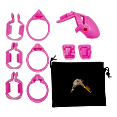 2: The Vice Mach 2 – Keuschheitskäfig Standard – Pink