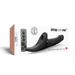 2: Strap-On-Me – Realistischer Multi-Orgasmus-Dildo – Größe M – Schwarz