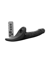 Strap-On-Me – Realistischer Multi-Orgasmus-Dildo – Größe M – Schwarz