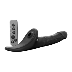Strap-On-Me – Realistischer Multi-Orgasmus-Dildo – Größe XL – Schwarz