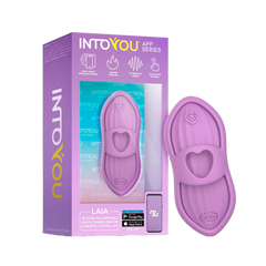 IY – Laia – Beheizbarer Fingervibrator mit App-Steuerung – Lavendel