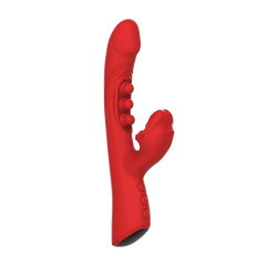 IY – Trixy – Mundvibrator mit dreifacher Klopffunktion und App-Steuerung – Rot