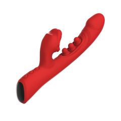 IY – Trixy – Mundvibrator mit dreifacher Klopffunktion und App-Steuerung – Rot