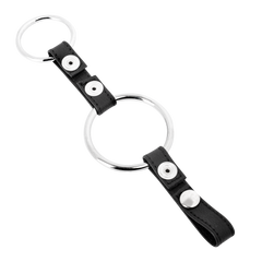 Rimba - Penisartikel mit Metal Ringen und Hodensackteiler