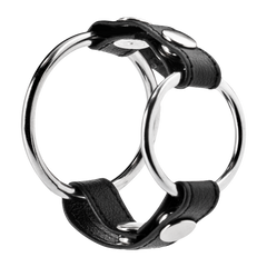 Rimba - Penisartikel mit Metal Ringen und Hodensackteiler