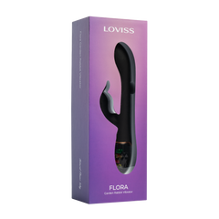 LOVISS – Flora – Garden Rabbit Vibrator – Schwarz