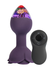 LOVISS – Posy – Garten-Analplug mit Fernbedienung – Lila