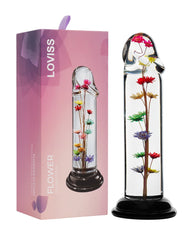 LOVISS – Helichrysum – Garden Flower Dildo Smooth – Transparent