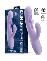 INTOYOU – Annia 3 – G-Punkt-Vibrator mit Rabbit-Aufsatz – Lila