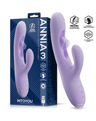 INTOYOU – Annia 3 – G-Punkt-Vibrator mit Rabbit-Aufsatz – Lila