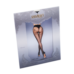 Amorable by Rimba - Slut- Strumpfhose mit offenem Schritt – 20 Denier – Schwarz