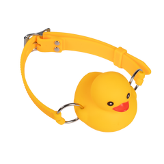 Rimba Bondage Play – Mundknebel „Ducky“ – Gelb