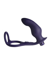 Rocks-Off Nova Zenturian – Prostata-Plug mit Penis- und Hodenringen – Blau