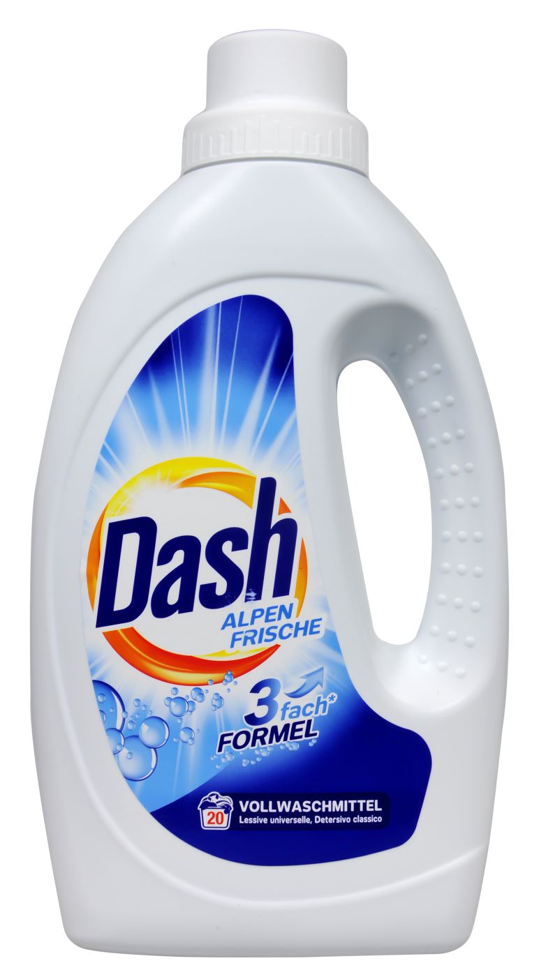 Dash Alpenfrische Waschmittel Flüssig 22 Waschladungen, 1,1 l