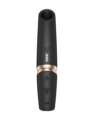 Satisfyer - Perfect Kiss - 3D Air Pulse Lippenstift Vibrator - Schwarz