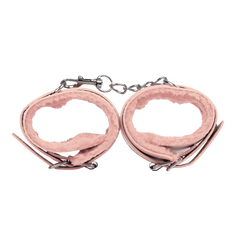 TieMeUp - Handschellen aus weichem Fell - Rosa