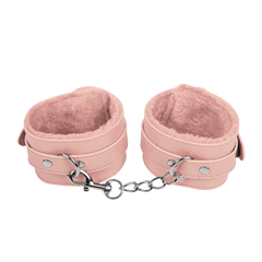 TieMeUp - Handschellen aus weichem Fell - Rosa
