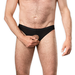 Amorable by Rimba – Slip mit offenem Schritt – Einheitsgröße – Schwarz