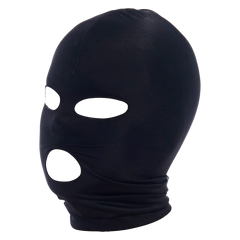 Rimba - Kopfmaske aus Stretchstoff mit Augen und Mund offen