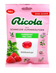 Ricola Himbeere Melisse Zuckerfrei, 75 g