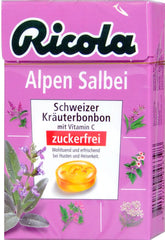 Ricola Böxli Alpen Salbei Zuckerfrei, 50 g
