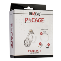 Rimba P-Cage - P- Cage PC11 - Peniskäfig Größe S - Transparent