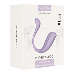 SVAKOM - Phoenix Neo 2 - Interaktiver Bullet-Vibrator mit App-Steuerung - Lila