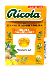 Ricola Böxli Ingwer Orangeminze ZF, 50 g