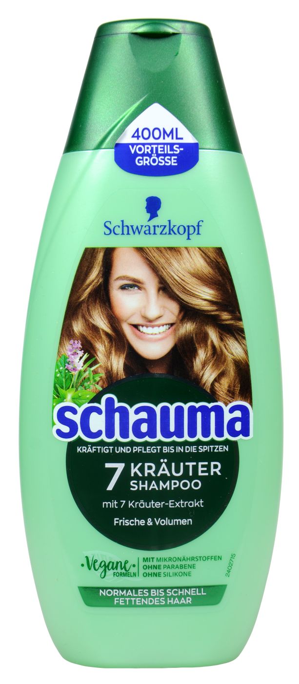 Schauma Shampoo 7 Kräuter, 400 ml
