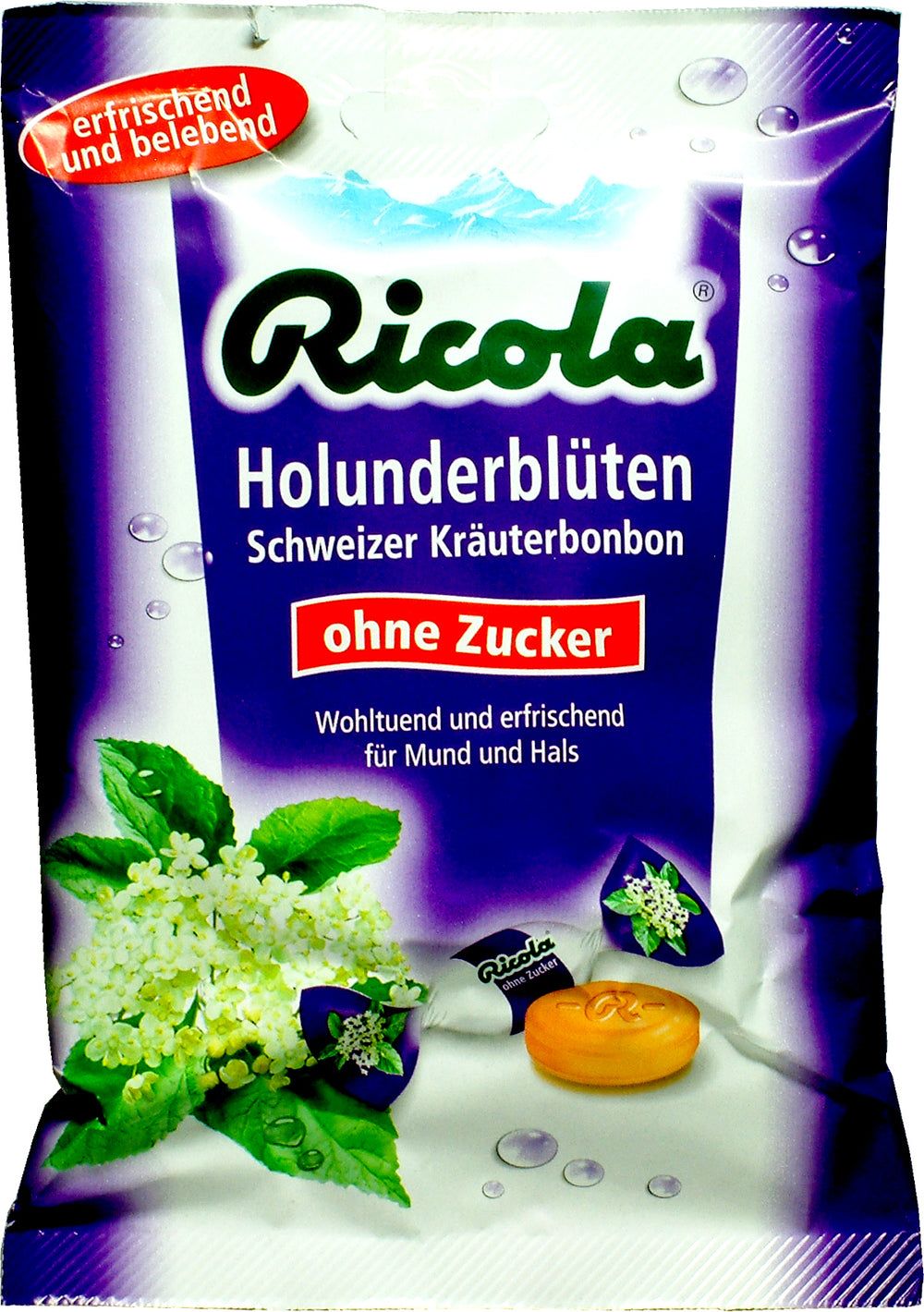 Ricola Holunderblüten Zuckerfrei, 75 g
